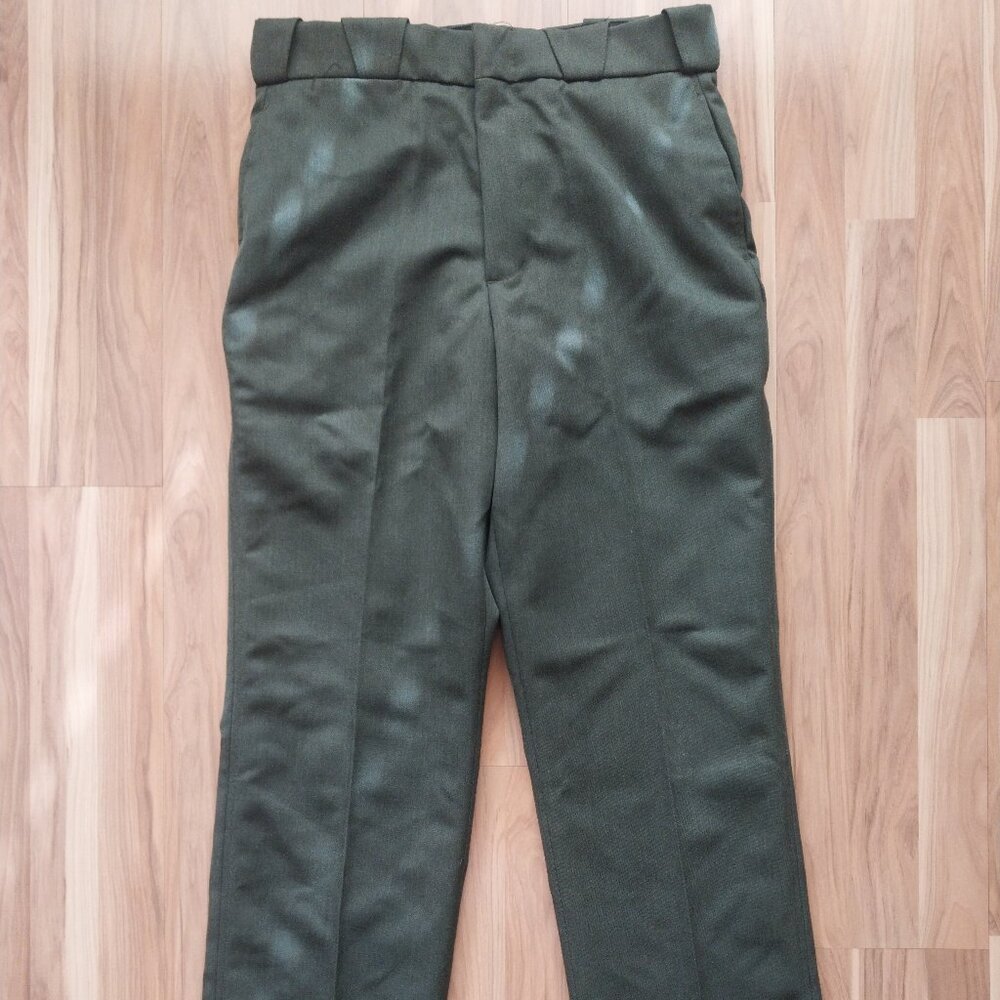 Elbeco LA County Sheriff Poly/Wool CA Green Pants NEW WITH TAG E8149R Size 35R
